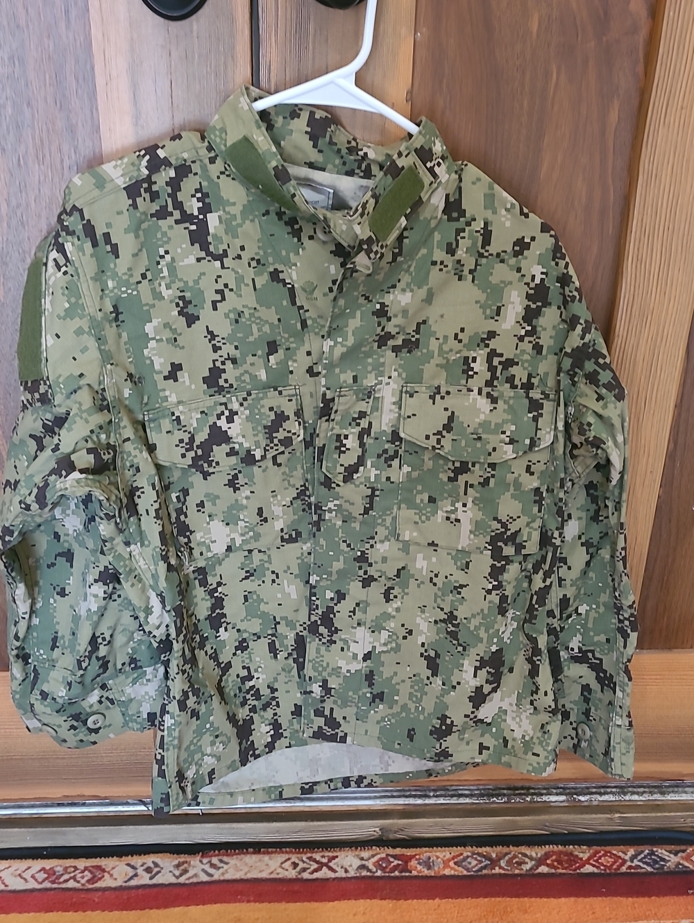 Men's Digital Camo Combat Shirt - Green